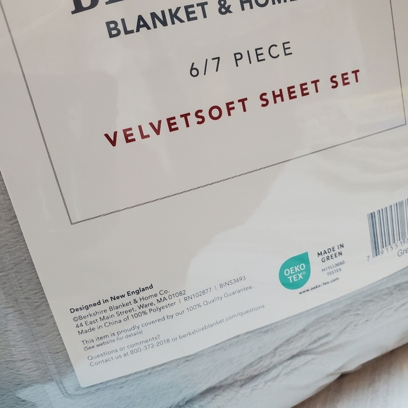 Berkshire Bedding Berkshire King Velvetsoft 6 Piece Set Grey Poshmark